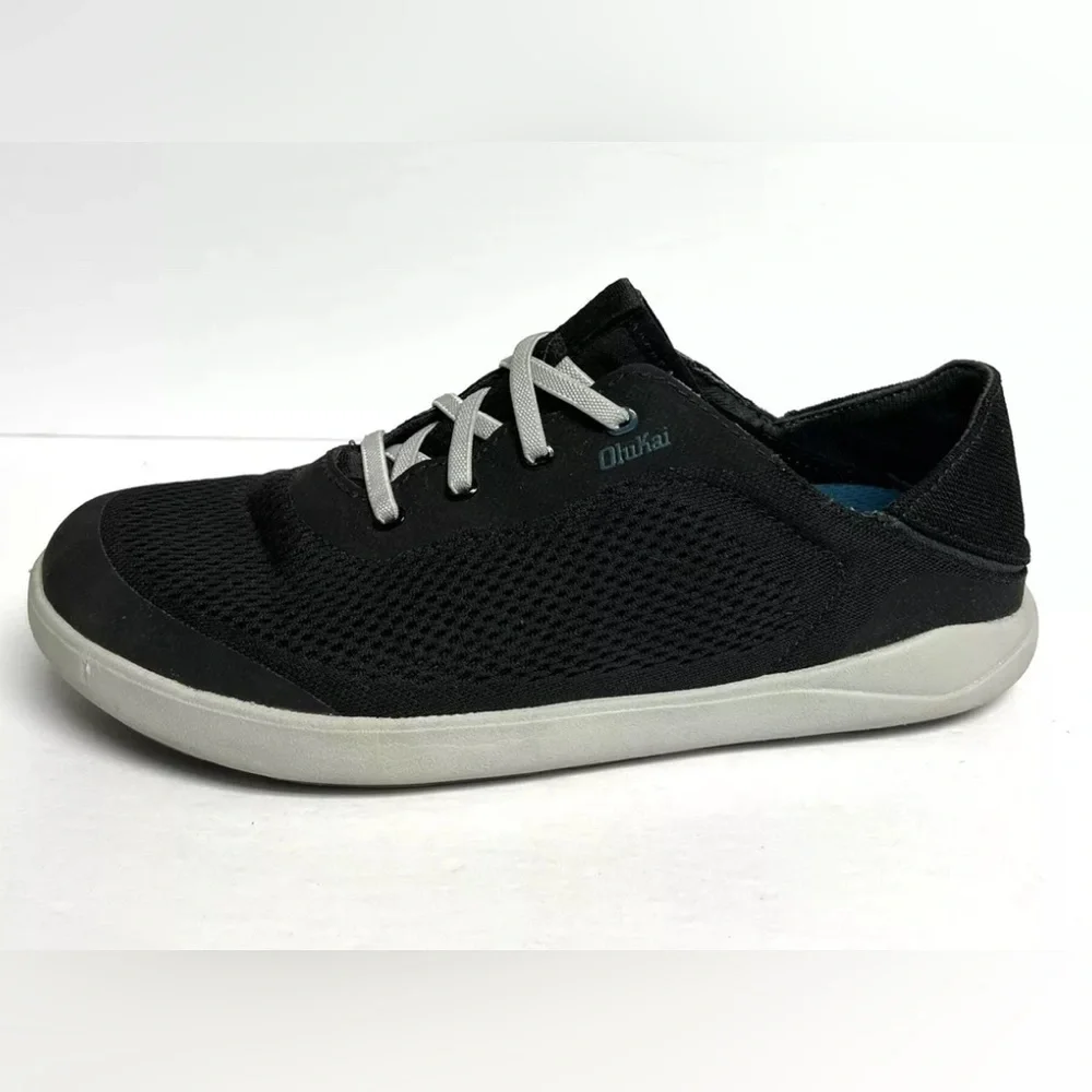 Olukai Mens Moku Pae Sneaker Black Size 9 M